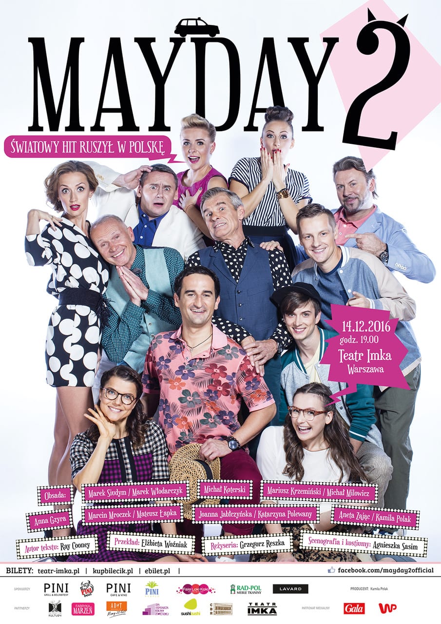 Plakat spektaklu Mayday 2